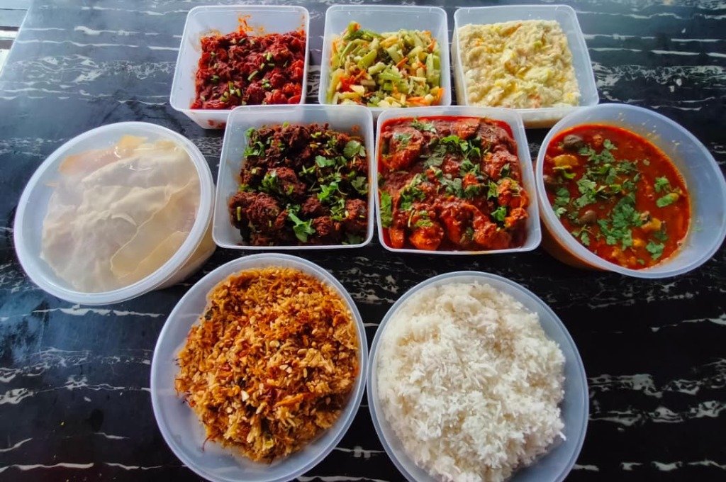 Best Everest Complete Catering Spread with Biryani, Curries, and Sides
